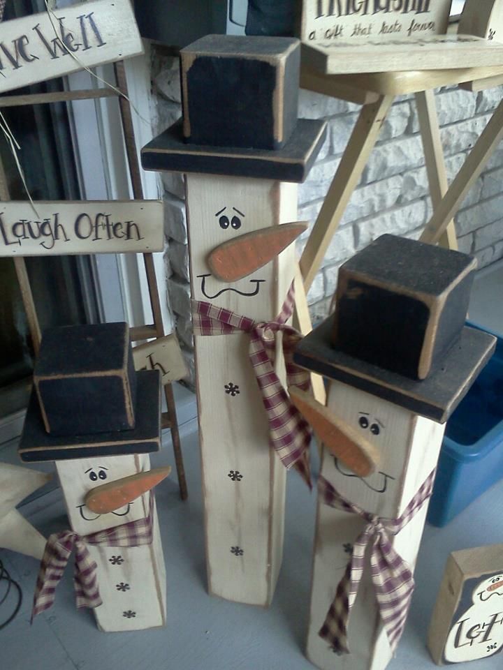 Wooden Christmas Craft Ideas Part - 32: Http://media-cache-cd0.pinimg.com/originals/. Wooden Snowman CraftsWooden Christmas ...