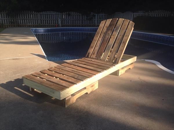 diy pallet sunbed time for rest in your garden pinterest