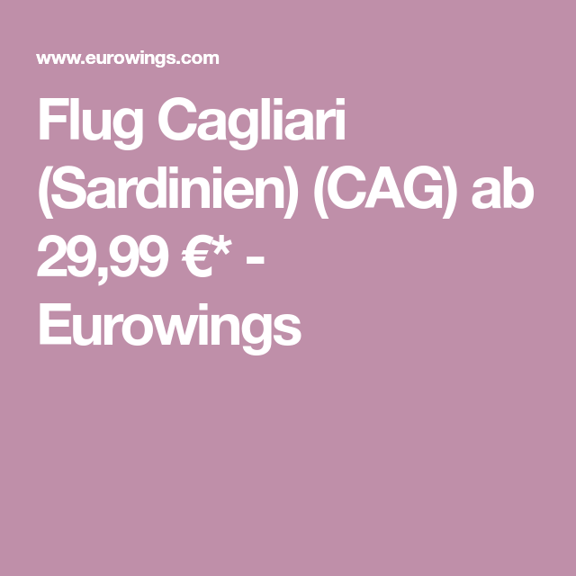 Flug Cagliari Flug Cagliari