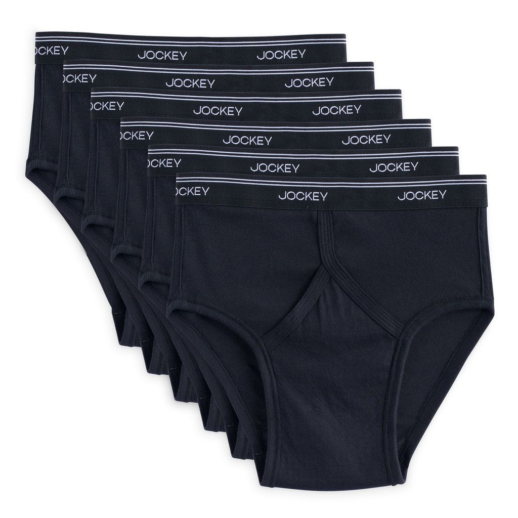 Jockey 3PK Mens Classic Y-Front Underwear White 40