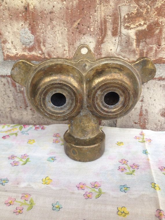 Vintage Dual Spray Owl Eyes Lawn Hose Sprinkler Attachment Br Vintage Dual Spray Owl Eyes Lawn Hose Sprinkler Attachment Br Head On Etsy 8 95