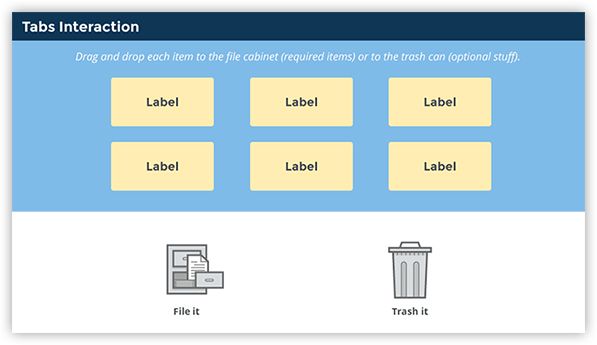 Storyline 360: Drag-and-Drop Sorting Interaction