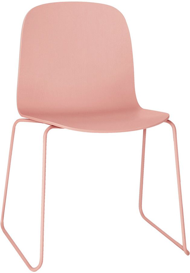 Muuto Visu Chair With Coloured Wire FrameShell Rose Muuto Visu Chair With Coloured Wire FrameShell Rose