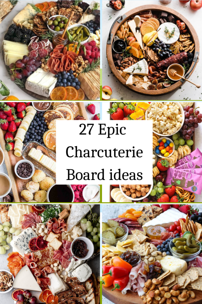 27 Epic Charcuterie Board Ideas - Life on Kaydeross Creek Charcuterie Board Meats, Charcuterie Party, Charcuterie Recipes, Charcuterie Spread, Party Food Platters, Party Food Appetizers, Appetizer Recipes, Tapas Recipes, Party Recipes