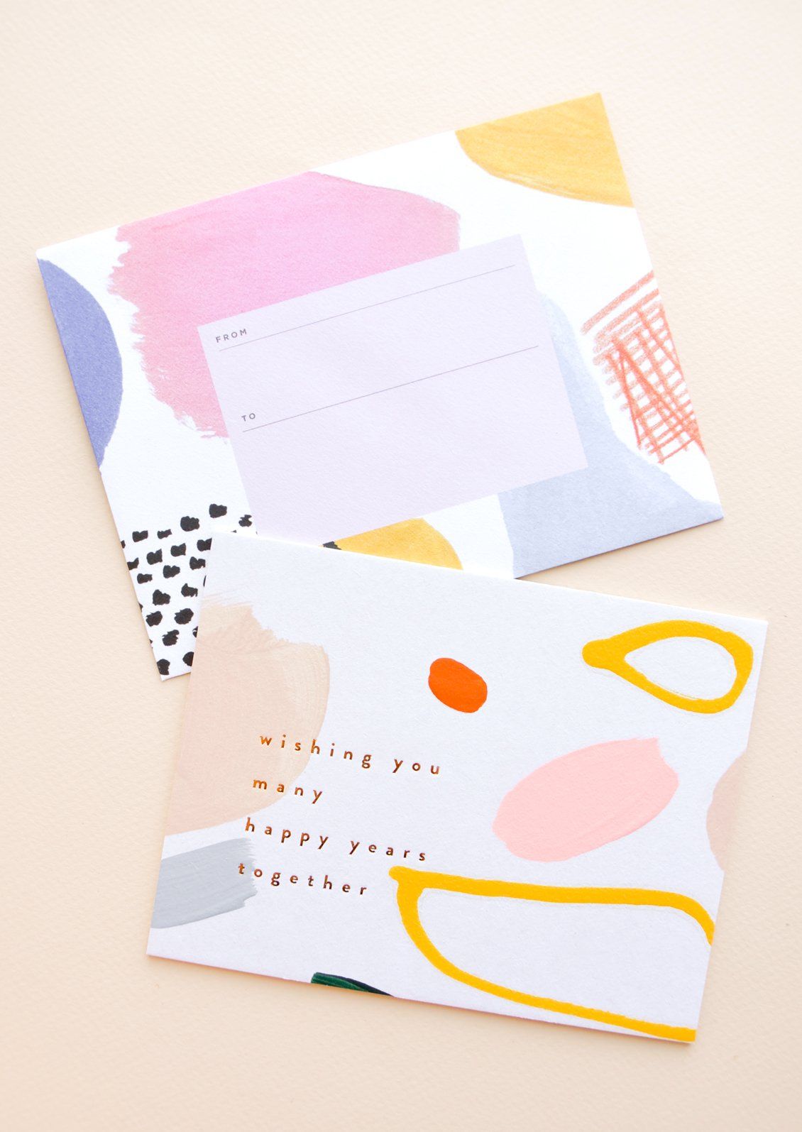 Cobalt Blue craft style blank postcards