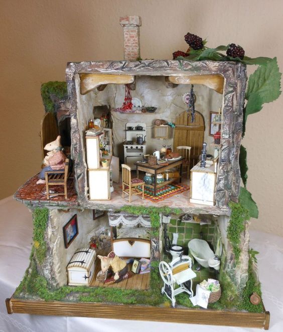 wooden mouse house wooden mouse house