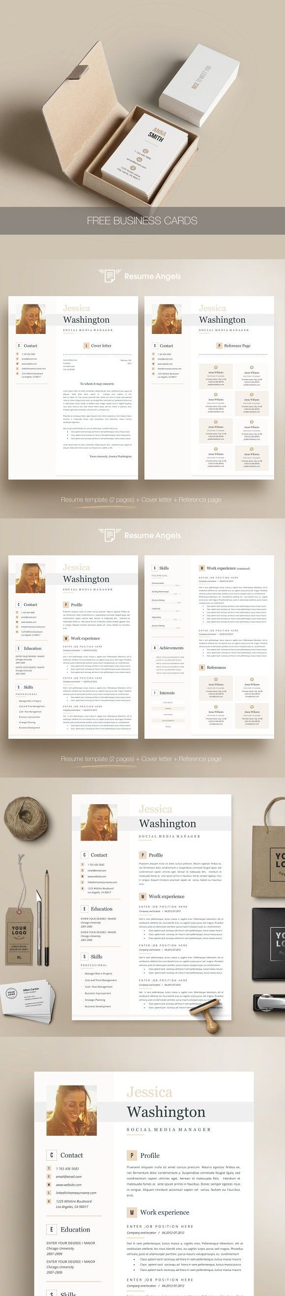 resume template 4 page resume templates modern way to present a hardcopy resume