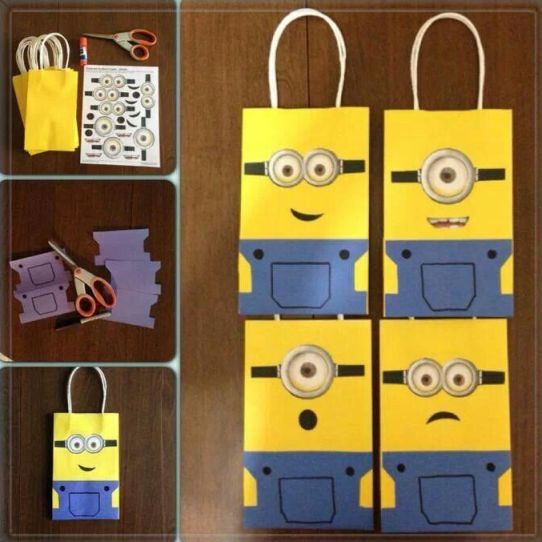 Despicable Me Minion Goody Bags  Minion party Minion birthday party  Minion birthday