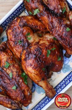 This recipe for Oven Baked BBQ Chicken works beautifully Oven Baked Barbecue Chicken | Recipe | Chicken recipes