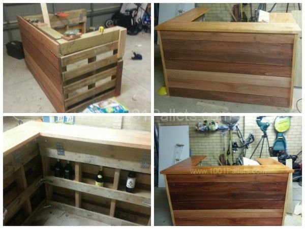 64 Awesome Wooden Pallet Bars For Your Inspiration! • 1001 Pallets