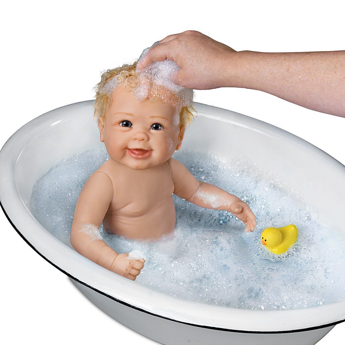 Rub-A-Dub-Dub Washable With Bath Accessories and Hand-rooted Hair So Truly ...