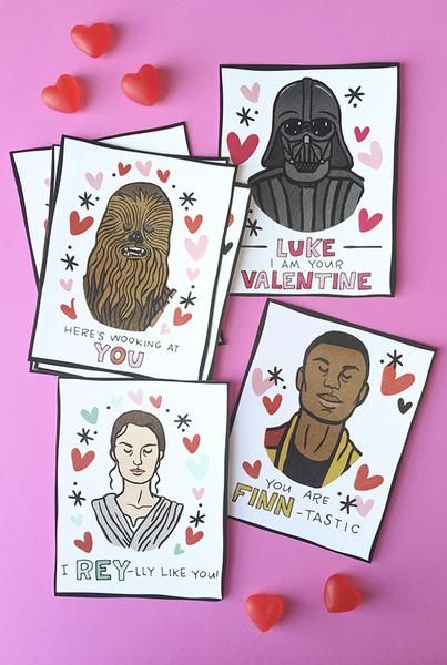 i heart star wars printable valentines caravan shoppe