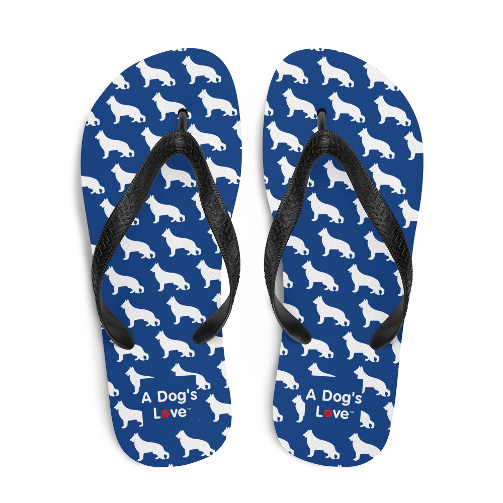 German Shepherd Flip Flops