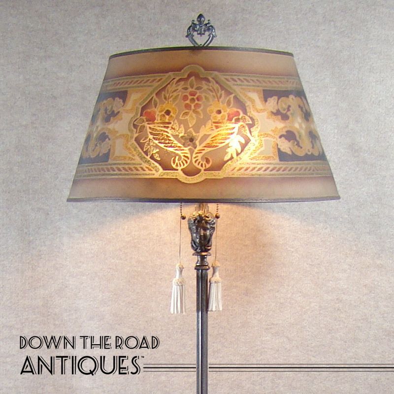 Silver Plated Marble & Alabaster Floor Lamp with Wire Mesh Shade ... Silver Plated Marble & Alabaster Floor Lamp with Wire Mesh Shade ...