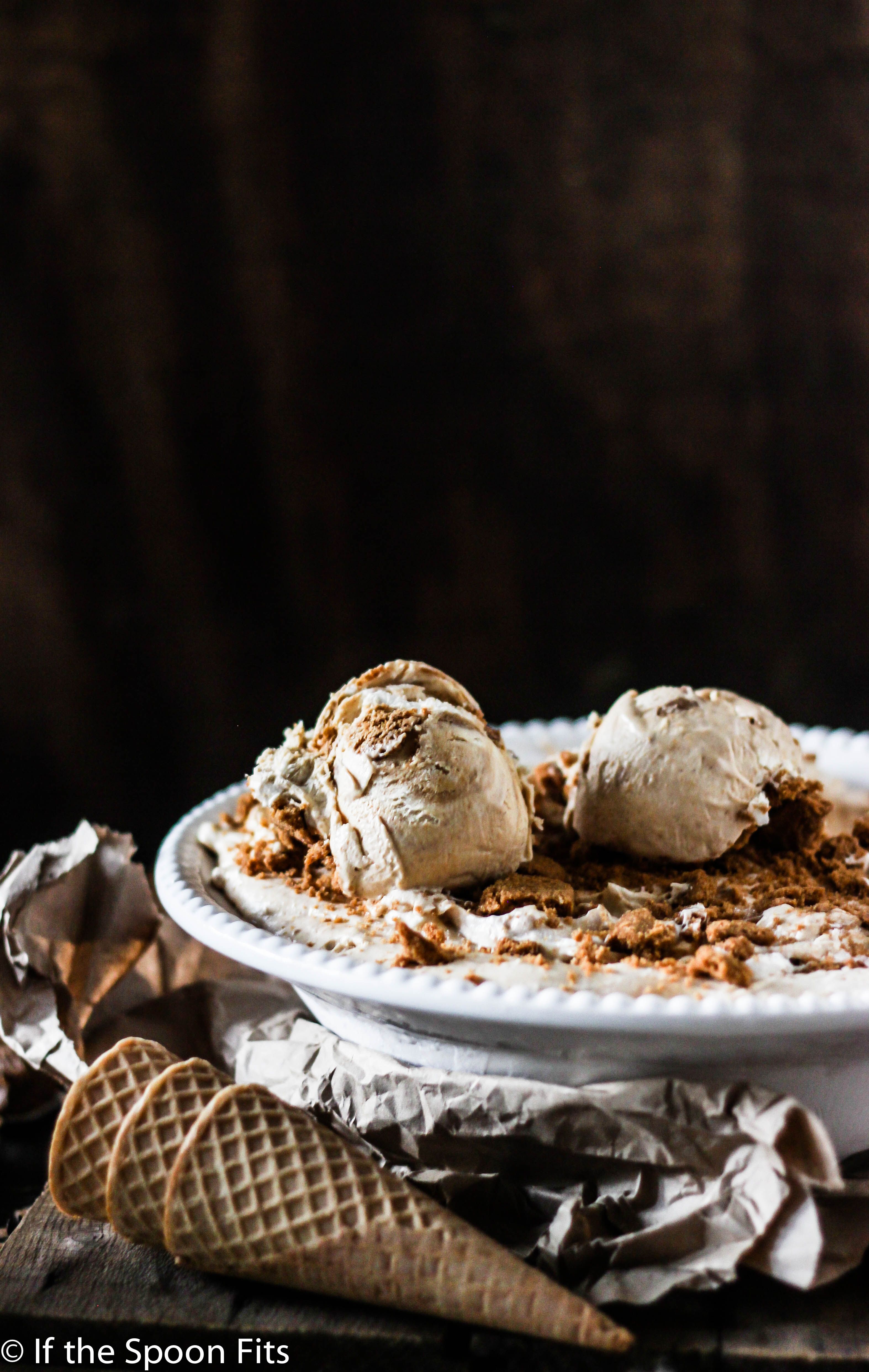 no-churn pumpkin cookie butter ice cream Sweet Recipes Desserts, Creamy Desserts, Pumpkin Recipes, Ice Cream Photography, Food Photography, Pumpkin Cookies, Pumpkin Spice, Apple Pie Ice Cream, Best Sweets
