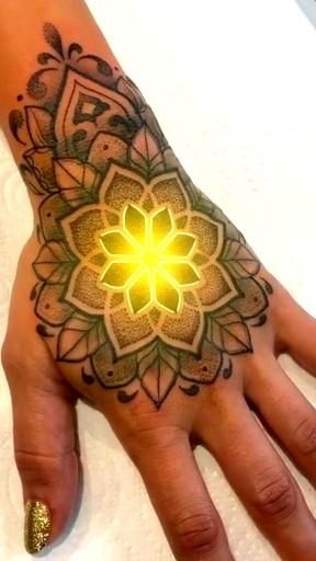 Glowing tattoo design Glowing tattoo design