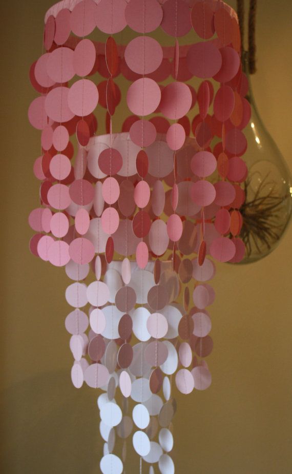Items similar to Custom paper chandelier or mobile. Beautiful for Items similar to Custom paper chandelier or mobile. Beautiful for