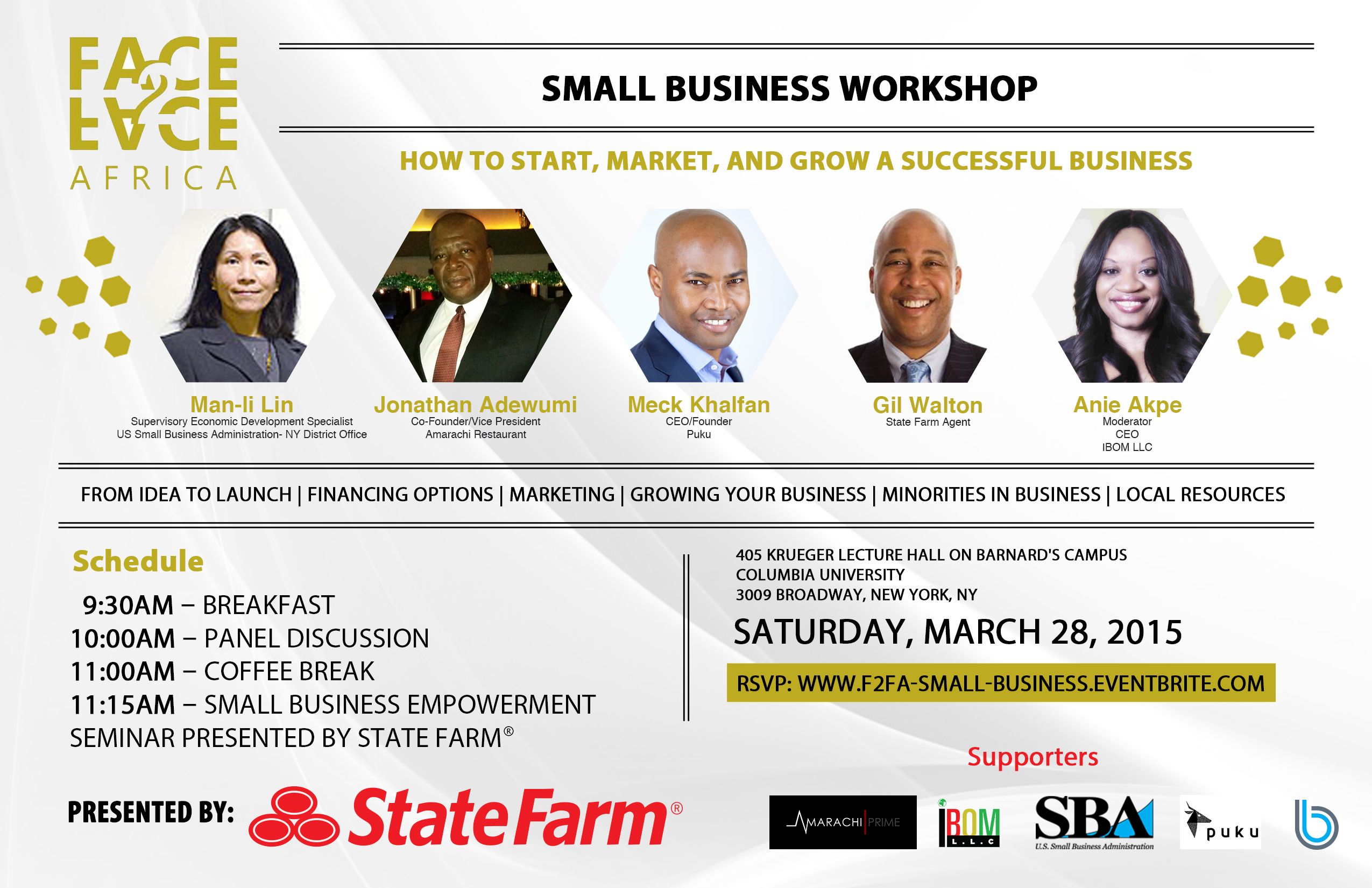 small business loan panel discussion workshop flyer google search
