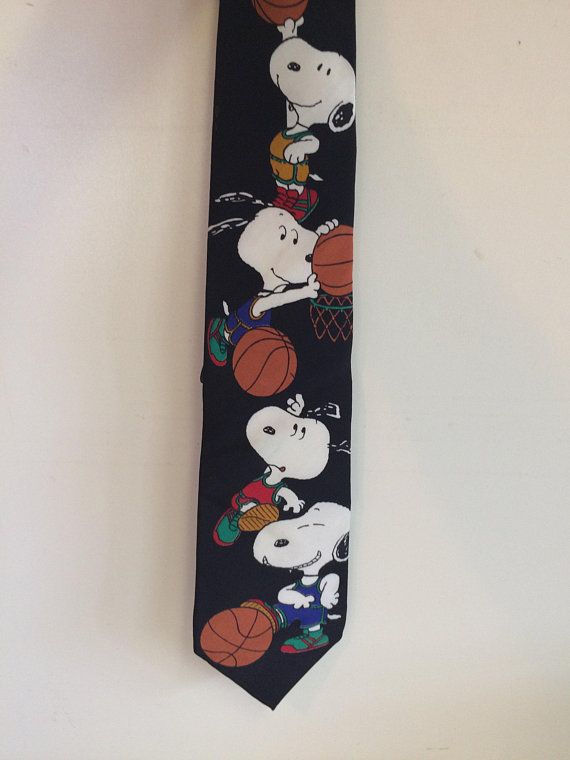 Snoopy Tie Baseball