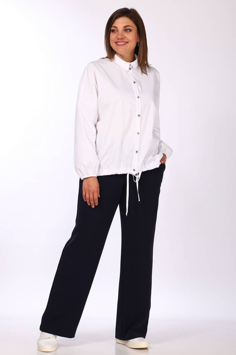 Блуза Lady Secret 116 белый купить в интернет магазине | Белорусский трикотаж Buttons, Collar, Women's Top, Tops, Fashion, Moda, Fashion Styles, Fashion Illustrations, Plugs