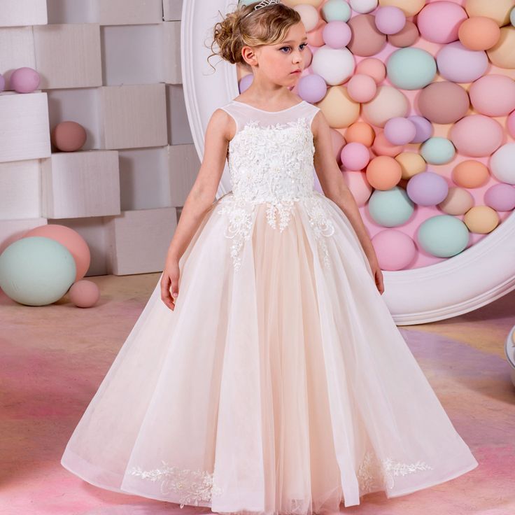 Kinder Party Kleider Baby Mädchen Kleider für Hochzeiten Kleid