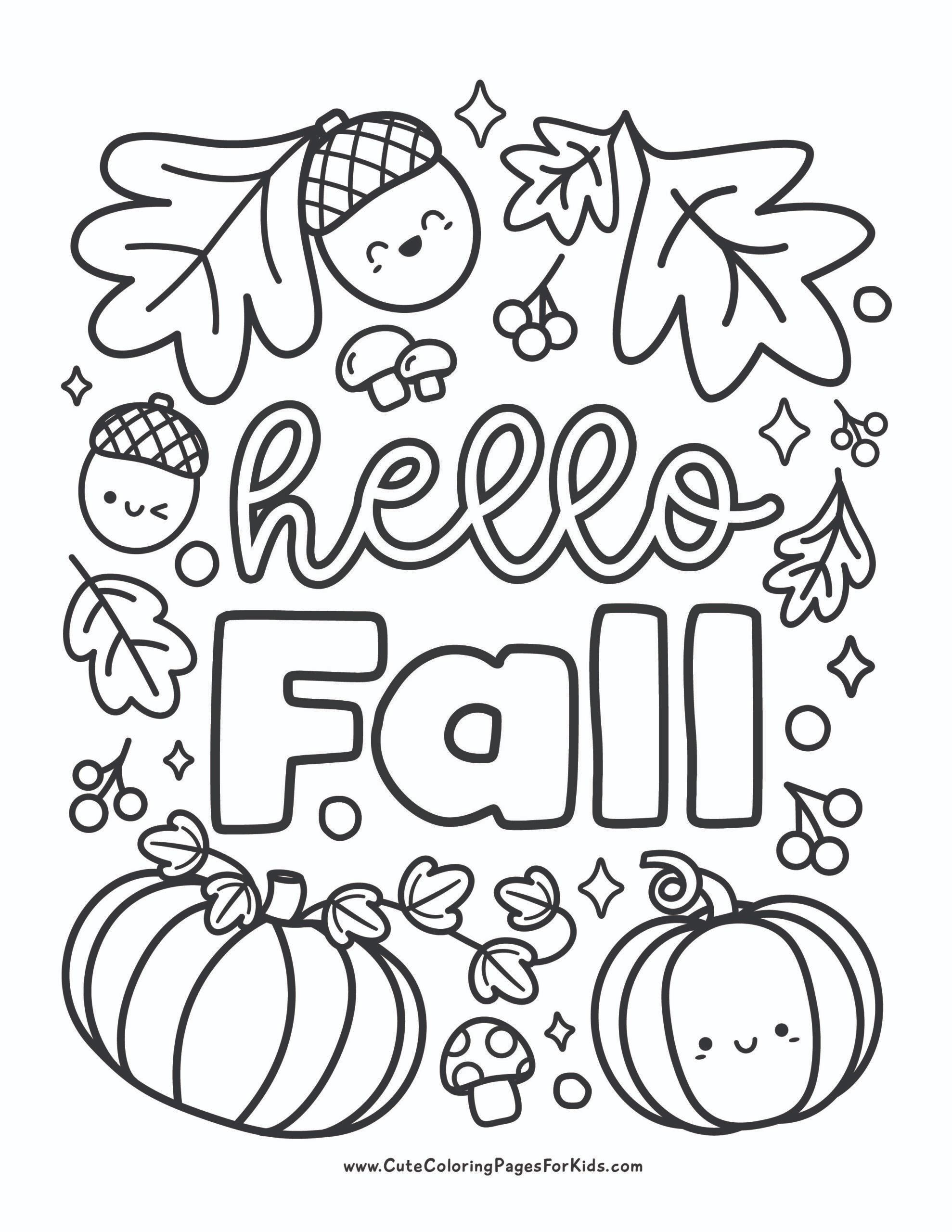 16 Fall Coloring Pages Free Printable - C6e76cdf2b6e05308819e1dfca48e6f0