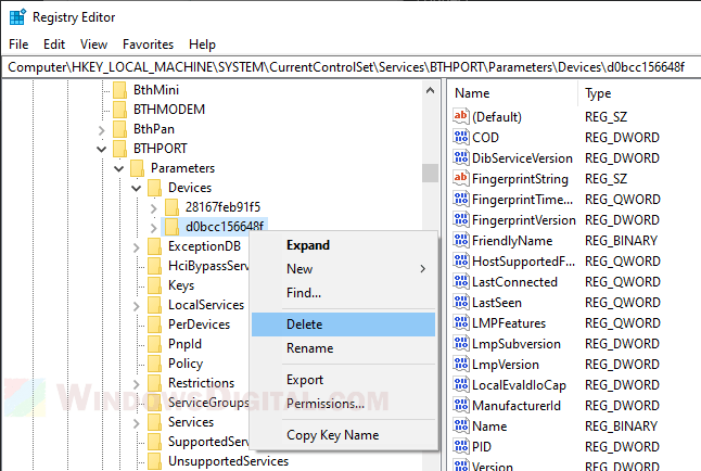 Bluetooth Remove Failed in Windows 11 / 10 | Basic computer programming