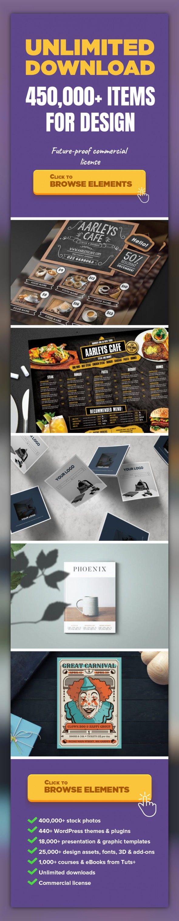 food flyer graphic templates print templates blackboard business blackboard flyer