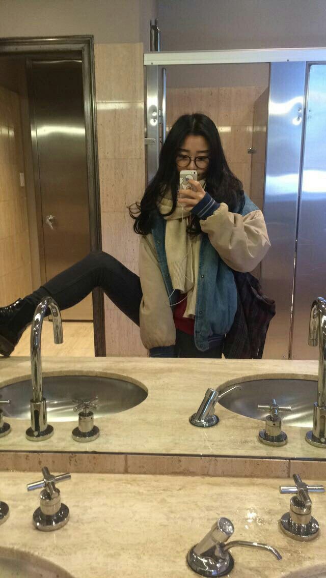 Asian teen girl bathroom selfies Asian teen girl bathroom selfies