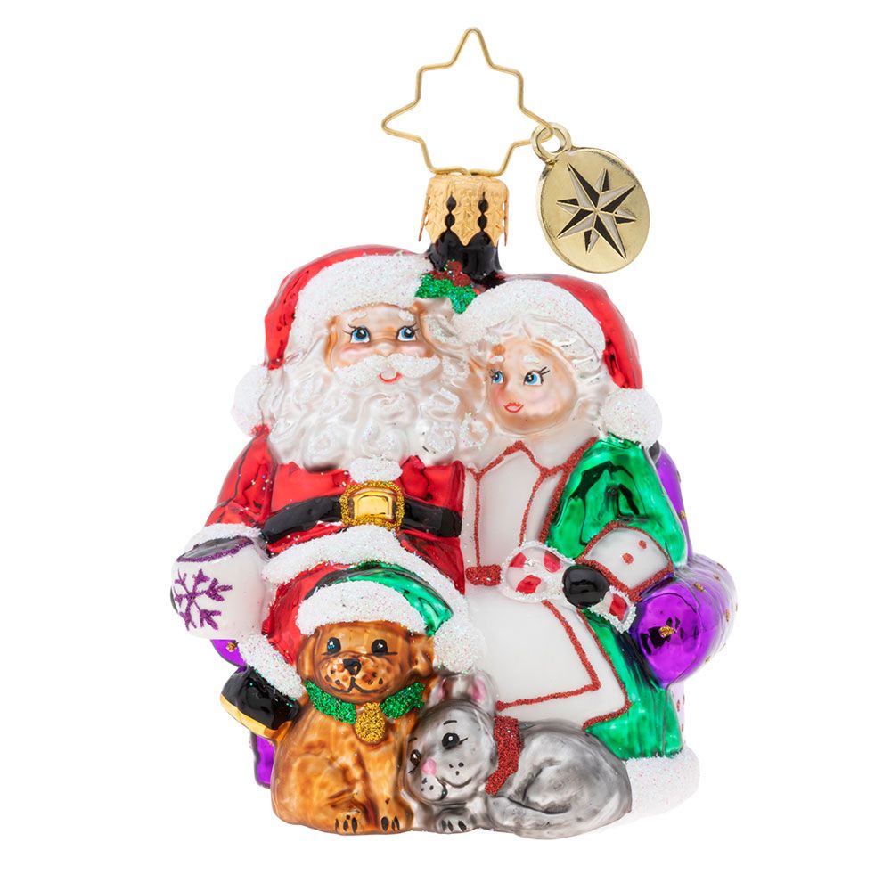 Christopher Radko First Christmas Together Ornament 2022 Christopher Radko Mr. & Mrs. Clause Pause Little Gem Christmas Ornament Christopher Radko First Christmas Together Ornament 2022 Christopher Radko Mr. & Mrs. Clause Pause Little Gem Christmas Ornament