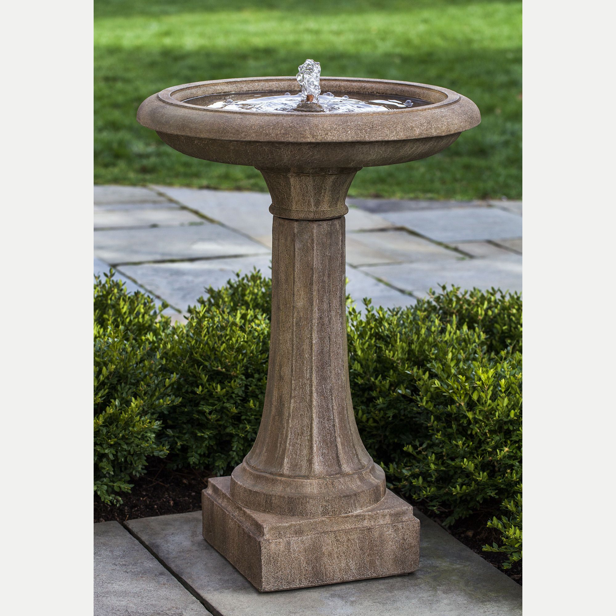 Campania International Cast Stone Quartet Fountain Fountain Indoor Water Fountains Outdoor