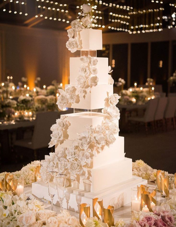 Highest ranks :- #24 in Romance #1 in Bo… #romance #Romance #amreading #books #wattpad Fancy Wedding Cakes, Extravagant Wedding Cakes, Square Wedding Cakes, Dream Wedding Cake, Wedding Cakes With Flowers, Beautiful Wedding Cakes, Desert Wedding, Wedding Cake Designs, Wedding Modern
