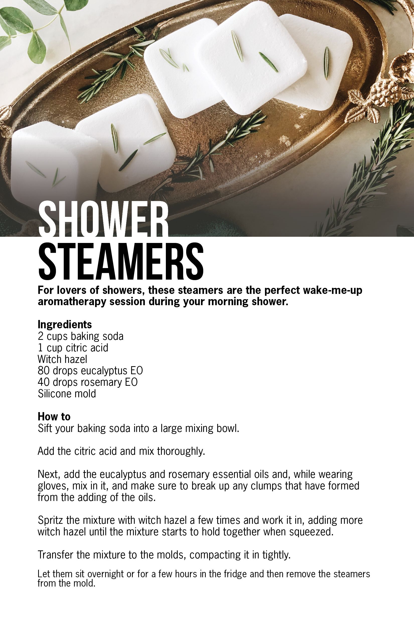 ♥ Make Shower Steamers ♥ ♥ Make Shower Steamers ♥