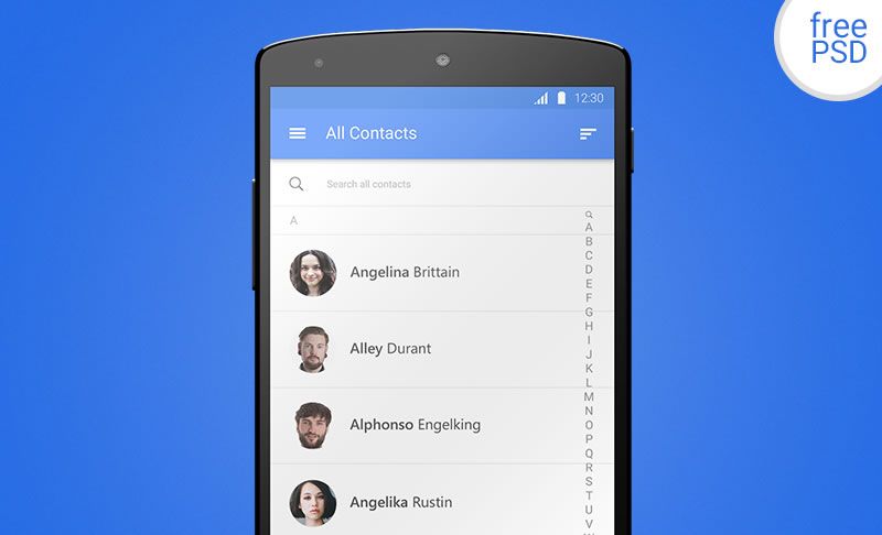 30 free material design ui kits templates icon sets android layout design template