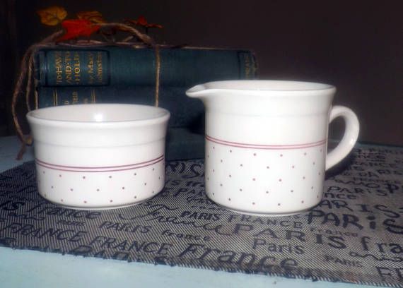 Vintage (1960s) Biltons England BIL9 cream and open sugar bowl set ... Vintage (1960s) Biltons England BIL9 cream and open sugar bowl set ...