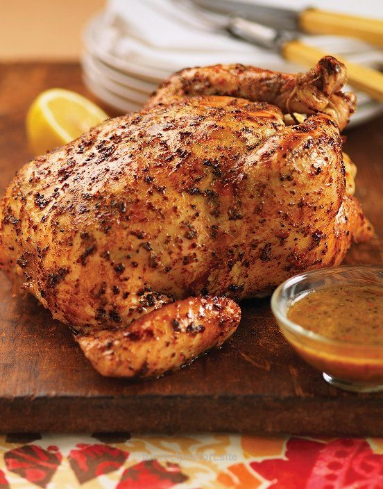 Magnificent Tuscan Garlic Herb Whole Roasted Chicken