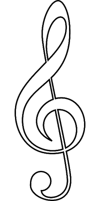 music notes template