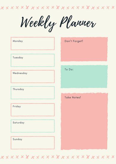 canva planner templates health weekly planner planner template printable weekly agenda