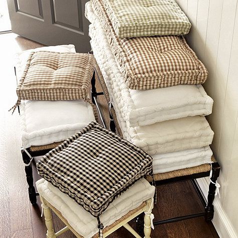 farmhouse chair seat pads