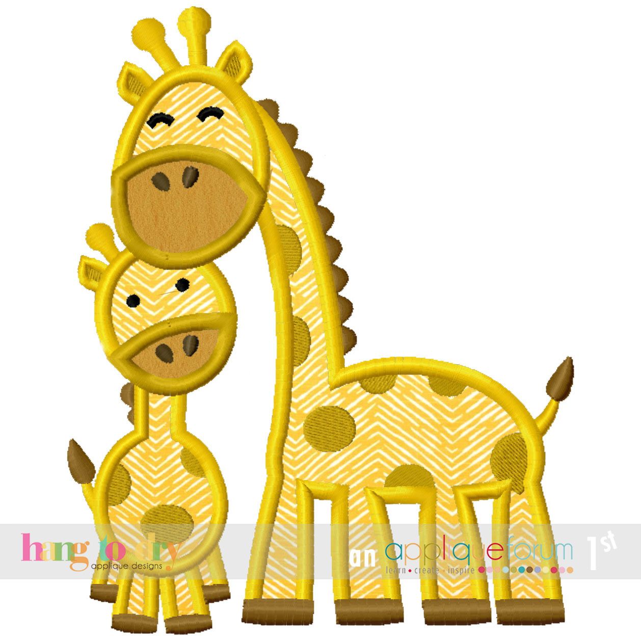 hang to dry applique giraffe pano de boca patchwork baby giraffe embroidery design