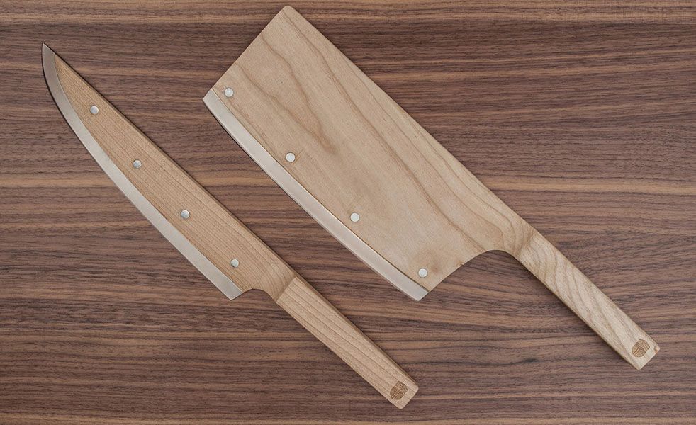 Canadian Maple Knife Set Cool Material Kitchen Knives Knife Wooden Kitchen