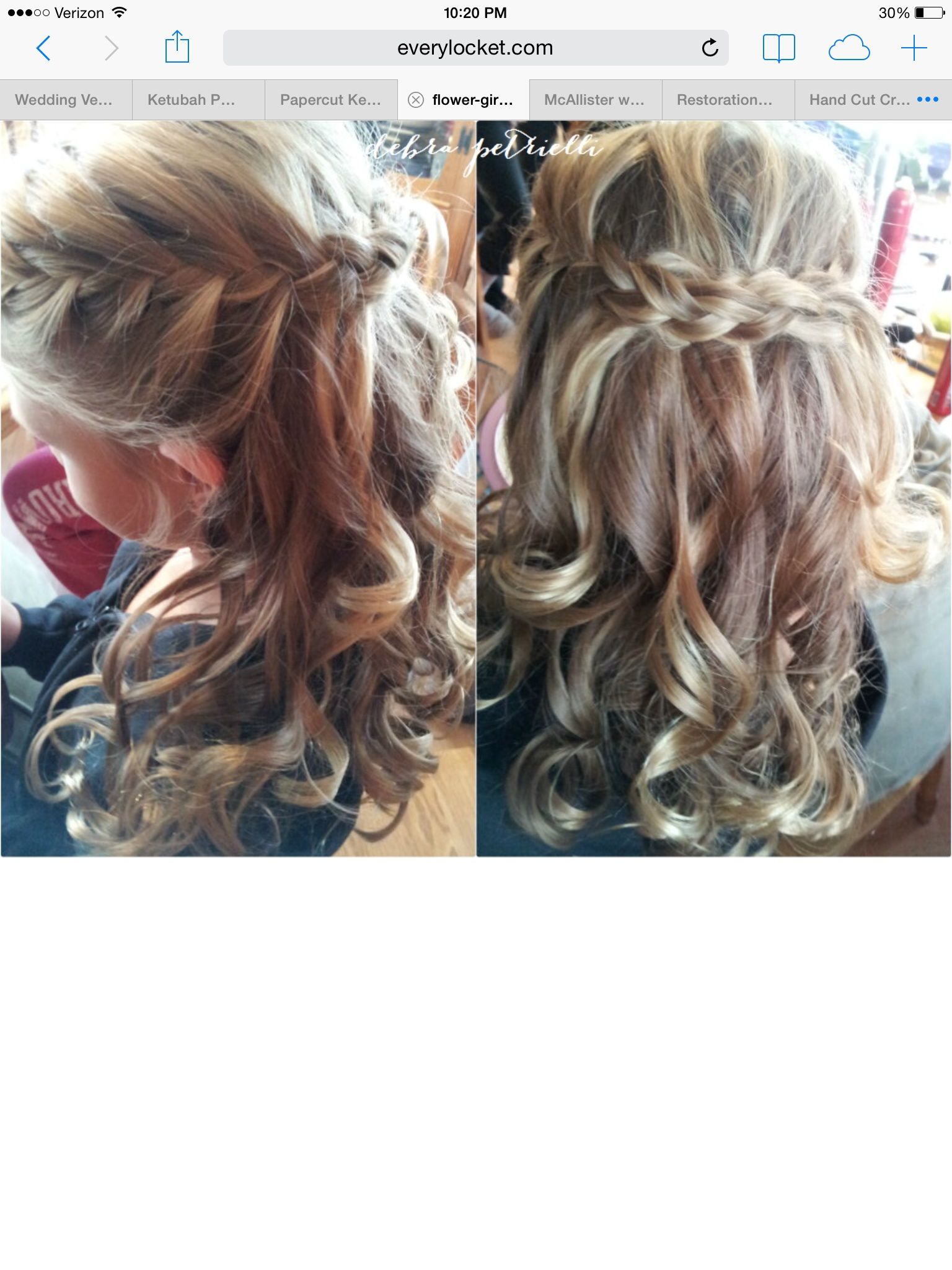 Flower Girl Hair Down With Loose Curls Flower Girl