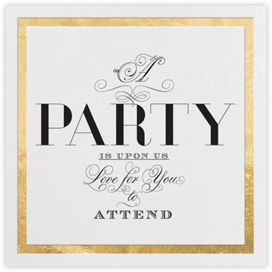 you are cordially invited for dinner