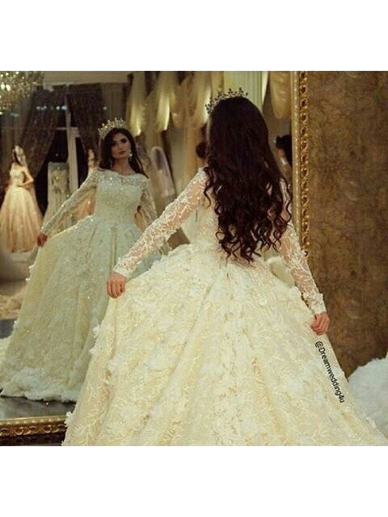 Pin By Saniya On Dpzz Wedding Dresses Lace Ballgown Dream