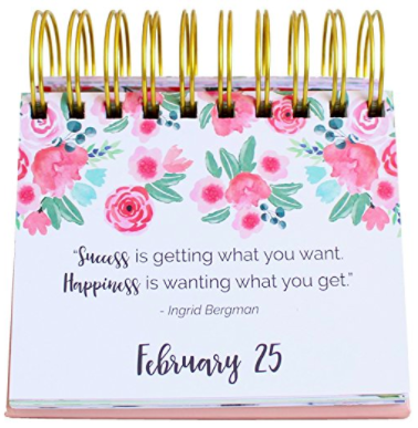 Bloom Daily Panners Undated Perpetual Desk Easel Inspirational Standing Flip Calendar Organ Flip Calendar Calendar Organization Bloom Where You Are Planted