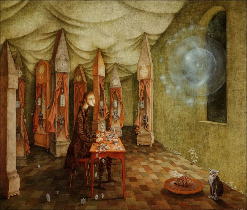 or the Clockmaker 20/" Paper Print Repro Varo Remedios Revelation