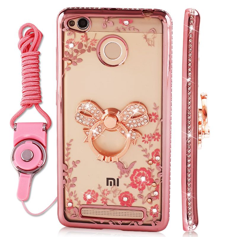 Xiaomi Redmi 3s Case Xiaomi Redmi 3 Pro Luxury Rhinestone Case Cover For Xiaomi Redmi 3s 3 S 3pro Protective Mobile Phone Accessories Phone Bag Silicone Cover