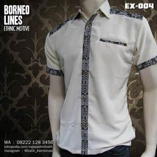 Baju Koko Batik Kombinasi Polos Lengan Panjang dan Pendek Baju Koko Batik Kombinasi Polos Lengan Panjang dan Pendek