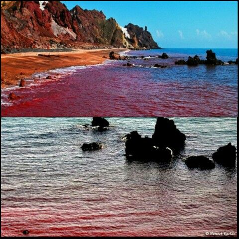 Red Beach Hormozgan Iran Red Beach Beach Iran