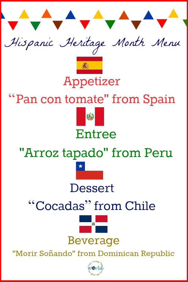 Hispanic Heritage Month Menu Your Kids Can Make Discovering The World hispanic-heritage-month-menu-your-kids-can-make-discovering-the-world